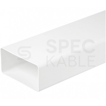 OUTLET Kanał wentylacyjny płaski 55x110mm 1m biały airRoxy 02-413