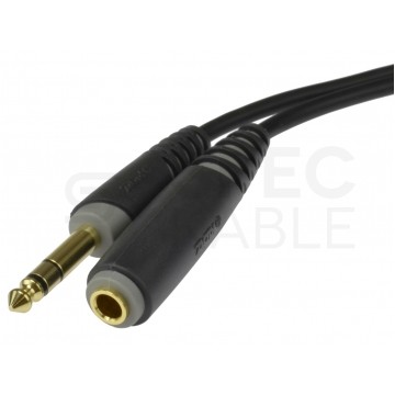 OUTLET KLOTZ Kabel instrumentalny przedłużacz Audio Jack 6,3mm Stereo (wtyk / gniazdo) 6m