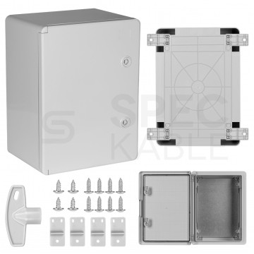 OUTLET Obudowa plastikowa skrzynka hermetyczna natynkowa ABS 300x400x220mm IP65 NEKU