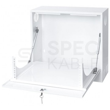 OUTLET Obudowa RACK 19" 3U 180mm pionowa biała NEKU