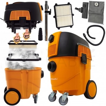 OUTLET Odkurzacz przemysłowy do pracy na mokro i sucho 3600W zbiornik 30L 230V RIWALL