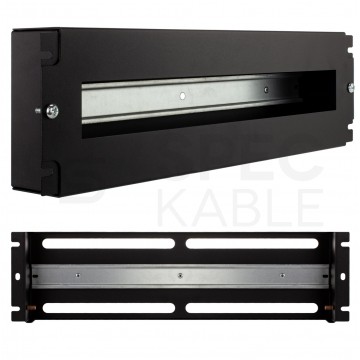 OUTLET Panel dystrybucji napięć TS-35 RACK 19" 3U czarny
