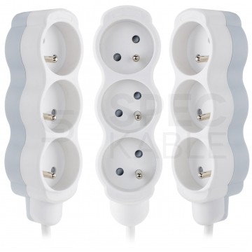 OUTLET Przedłużacz prądowy 1.5m 3xGN (2P+Z) 3x1,00mm2 BEMKO