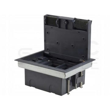 OUTLET Puszka podłogowa 8M (4x 45x45) IP40 regulowana Alantec
