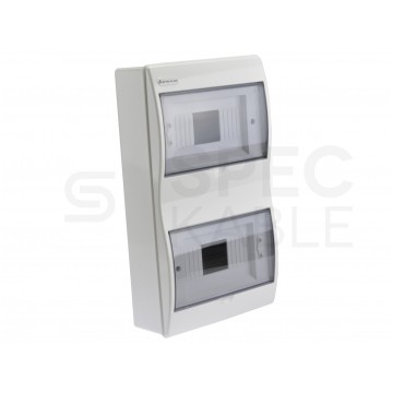 OUTLET Rozdzielnica n/t 16mod. (2x8) z listwą N+PE IP40