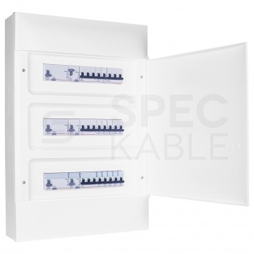 OUTLET Rozdzielnica n/t 54mod 3x18 drzwi pełne IP40 PRACTIBOX LEGRAND