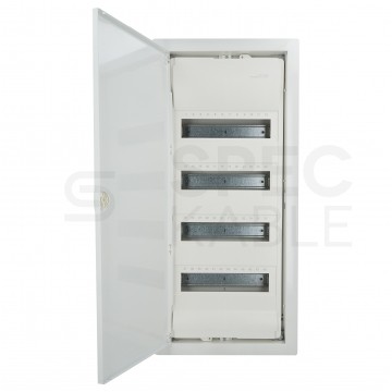 OUTLET Rozdzielnica podtynkowa VOLTA 4x12 modułów IP30 755,5x348x89mm drzwi pełne HAGER