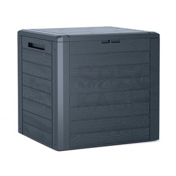 OUTLET Skrzynia ogrodowa Woodebox 140L antracytowa 460x585x550mm Prosperplast