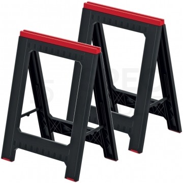 OUTLET Stojak warsztatowy koziołek budowalny 175kg 79x58cm 2 sztuki Kistenberg