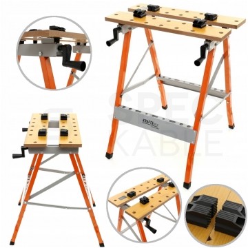 OUTLET Stół warsztatowy roboczy składany 605 x 635 x 780 mm Kraft&Dele