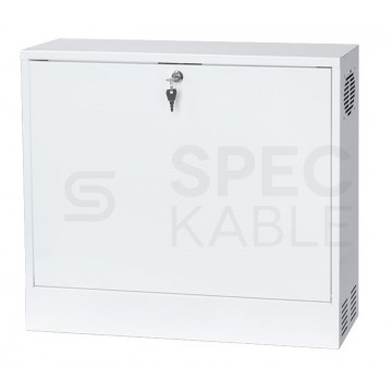 OUTLET Szafa rack 19" 2U 130mm biały NEKU