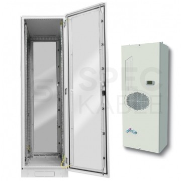 OUTLET Szafa serwerowa teleinformatyczna 42U 800x1000 klimatryzatorem BKT
