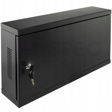 OUTLET Szafa wisząca RACK 19" 2U typu skrzynka uniwersalna TPR 120mm czarna CATV NEKU