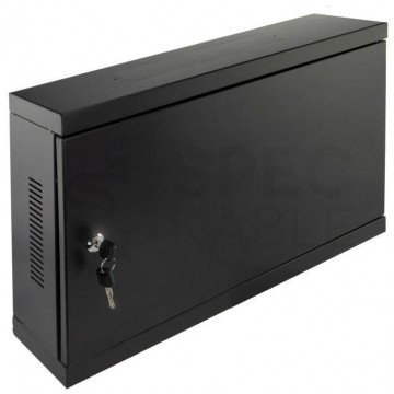 OUTLET Szafa wisząca RACK 19" 2U typu skrzynka uniwersalna TPR 120mm czarna CATV NEKU