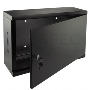 OUTLET Szafa wisząca RACK 19" 3U 180mm czarna TPR CATV NEKU