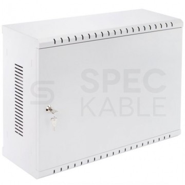 OUTLET Szafa wisząca RACK 19" 3U typu skrzynka uniwersalna TPR 180mm szara CATV STALFLEX