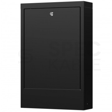 OUTLET Szafka natynkowa ORN-1 do montażu rozdzielacza hydraulicznego na 4 obwody grzewcze 385x121x580mm czarna