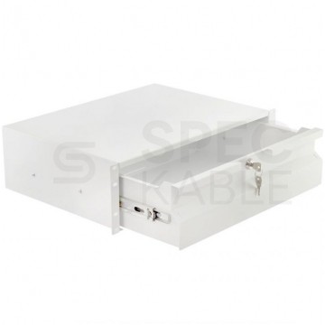 OUTLET Szuflada do szafy RACK 19" 3U 330mm szara