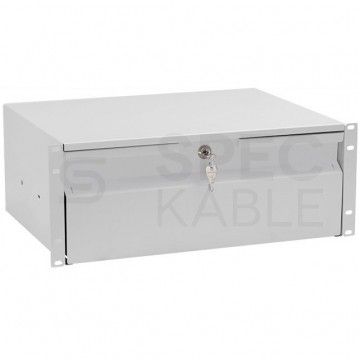 OUTLET Szuflada do szafy RACK 19" 4U 330mm szara