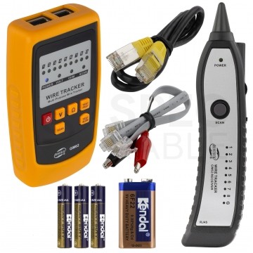 OUTLET Tester kabli sieciowych RJ45 RJ11 z diodami LED Szukacz par przewodów lokalizator "Wire Tracker" GM62 BENETECH