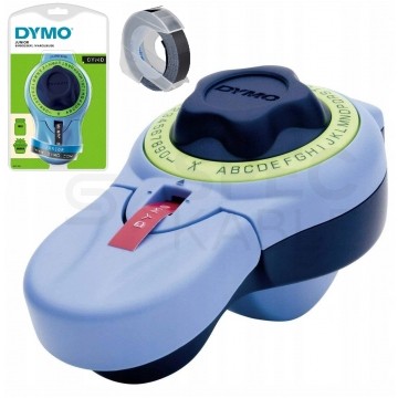 OUTLET Wytłaczarka etykiet DYMO JUNIOR dla domu, uczniów, dzieci [12746 / S0717900] + taśma DYMO 3D 9mm