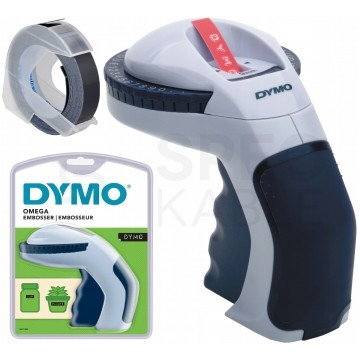 OUTLET Wytłaczarka etykiet DYMO OMEGA dla domu, warsztatu, Home Office [12748 / S0717930] + taśma DYMO 3D 9mm