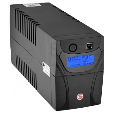 OUTLET Zasilacz awaryjny UPS PowerBox 360W / 650VA AVR + akumulator AGM 7Ah GT