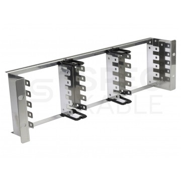 Patch panel telefoniczny RACK 19" 3U na 15 złączy LSA (150 par)