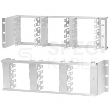 Patch panel telefoniczny RACK 19" 3U na 18 złączy LSA (180 par)