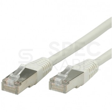 Patchcord F/UTP kat.5e kabel sieciowy LAN 2x RJ45 linka szary 20m VALUE