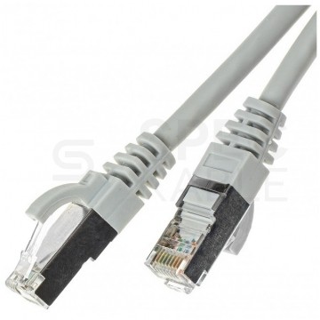 Patchcord FTP kat.6 kabel sieciowy LAN 2x RJ45 linka szary 10m ATEL