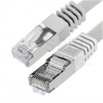 Patchcord FTP kat.6 kabel sieciowy LAN 2x RJ45 linka szary 3m