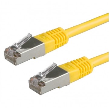 Patchcord S/FTP kat.6 PiMF kabel sieciowy LAN 2x RJ45 linka żółty 1,5m VALUE