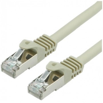 Patchcord S/FTP kat.7 PiMF kabel sieciowy LAN 2x RJ45 linka PoE szary 0,5m