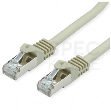 Patchcord S/FTP kat.7 PiMF kabel sieciowy LAN 2x RJ45 linka PoE szary 2m VALUE