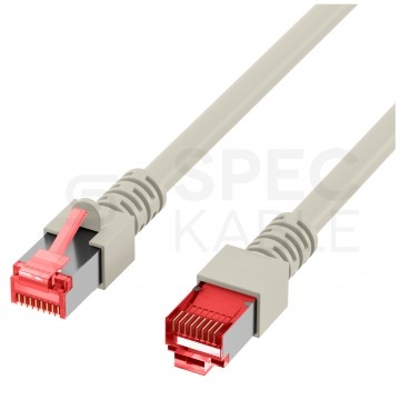 Patchcord S/FTP linka Kat.6 LSOH 0,25m szary