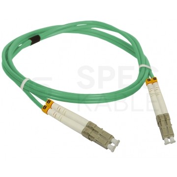 Patchcord światłowodowy FO MM LC-LC duplex 50/125 OM3 1m Alantec