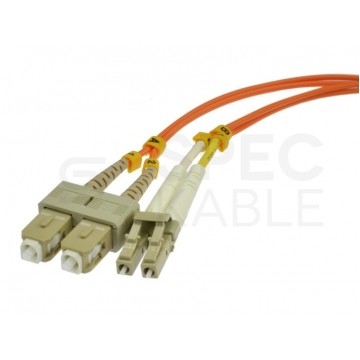 Patchcord światłowodowy FO MM LC-SC duplex 50/125 OM2 3m NEKU