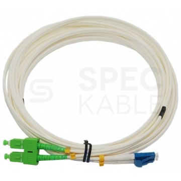 Patchcord światłowodowy FO SM PC LC/UPC-SC/APC duplex 9/125 3m TELCOLINE