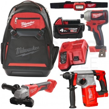 Plecak narzędziowy dla elektryka PACKOUT MILWAUKEE Wyposażony w 6 elementów