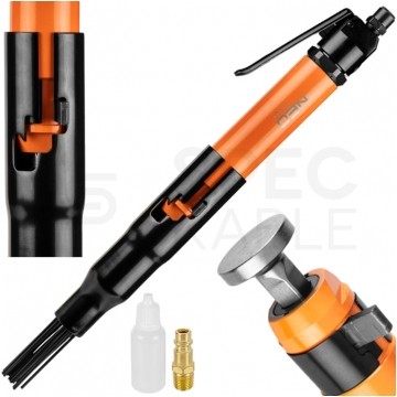 Pneumatyczny młotek igłowy czołowy do rdzy i spawów 19x3mm NEO 14-032