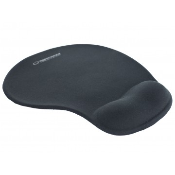 Podkładka pod mysz żelowa z poduszką na nadgarstek ergonomiczna czarna Esperanza