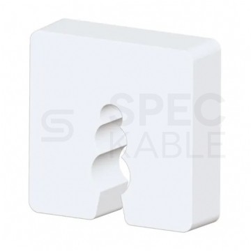 Podkładki dystansowe DW-15 do wyrównania nierówności 50x50x15mm białe KLIMAS 50szt