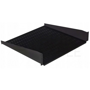 Półka stała do szafy RACK 19" 2U 350mm czarna