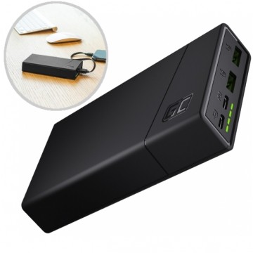 Powerbank 20000 mAh 2x USB typ-A (Ultra Charge) + 2x USB typ-C (Power Delivery 18W) Green Cell PowerPlay20