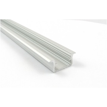 Profil aluminiowy LED B wpuszczany anoda. 2,02m