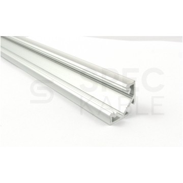 Profil aluminiowy LED natynkowy narożnikowy 2,02m 23,3x16,6mm srebrny anodowany Typ C LUMINES