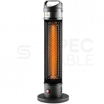 Promiennik stojący, lampa grzewcza 1000W IP44 Carbon Fiber Lamp NEO 90-035