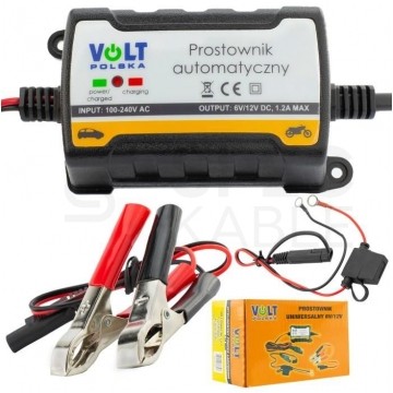 Prostownik automatyczny do akumulatorów 6V/12V 1,2A VOLT