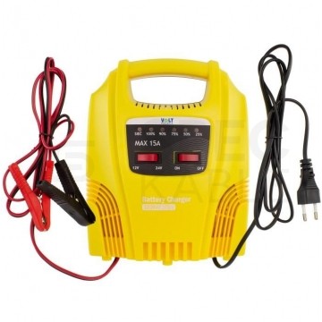 Prostownik automatyczny MOBI DUO do akumulatorów 12V/24V 15A z mikroprocesorem VOLT